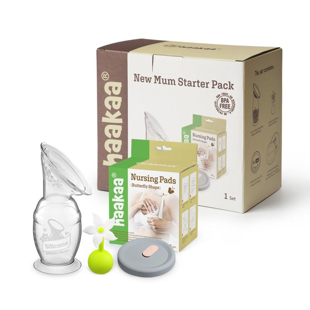 Haakaa breast store pump with lid