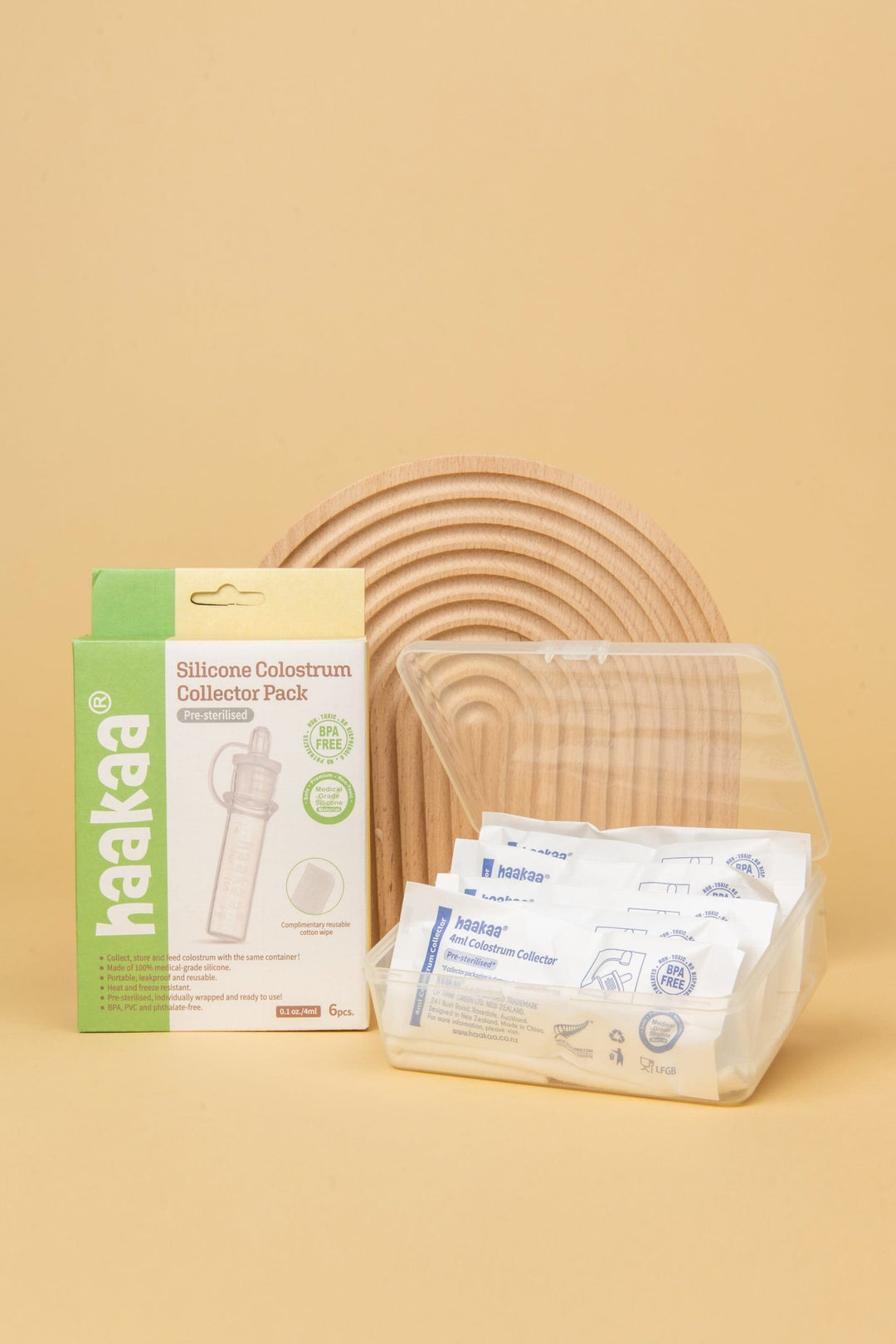 Haakaa Silicone Colostrum Collector Set 6pk Pre strelised