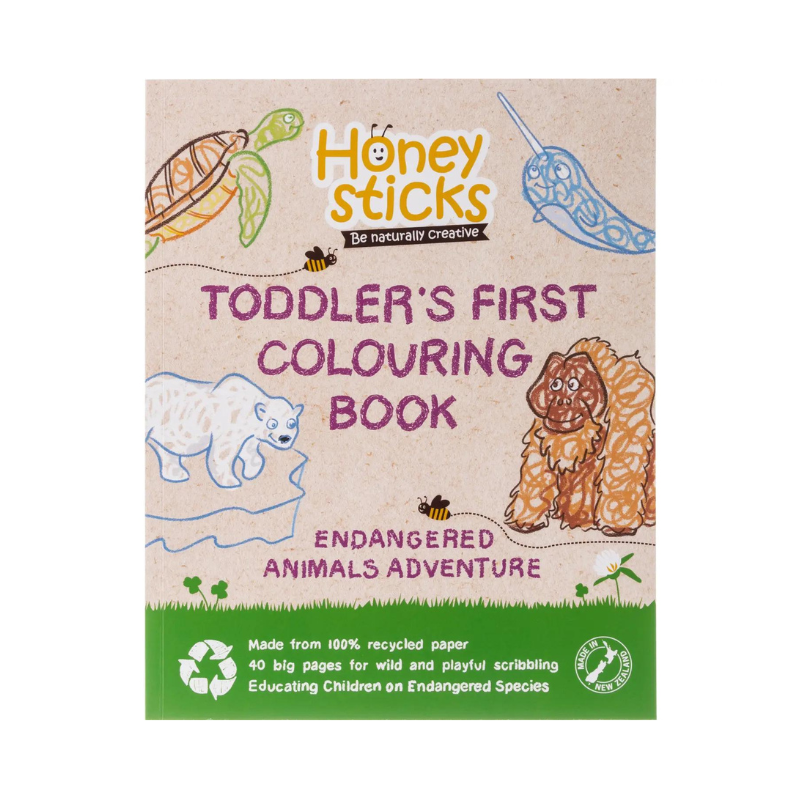 Honeysticks Colouring Book-Endangered Species