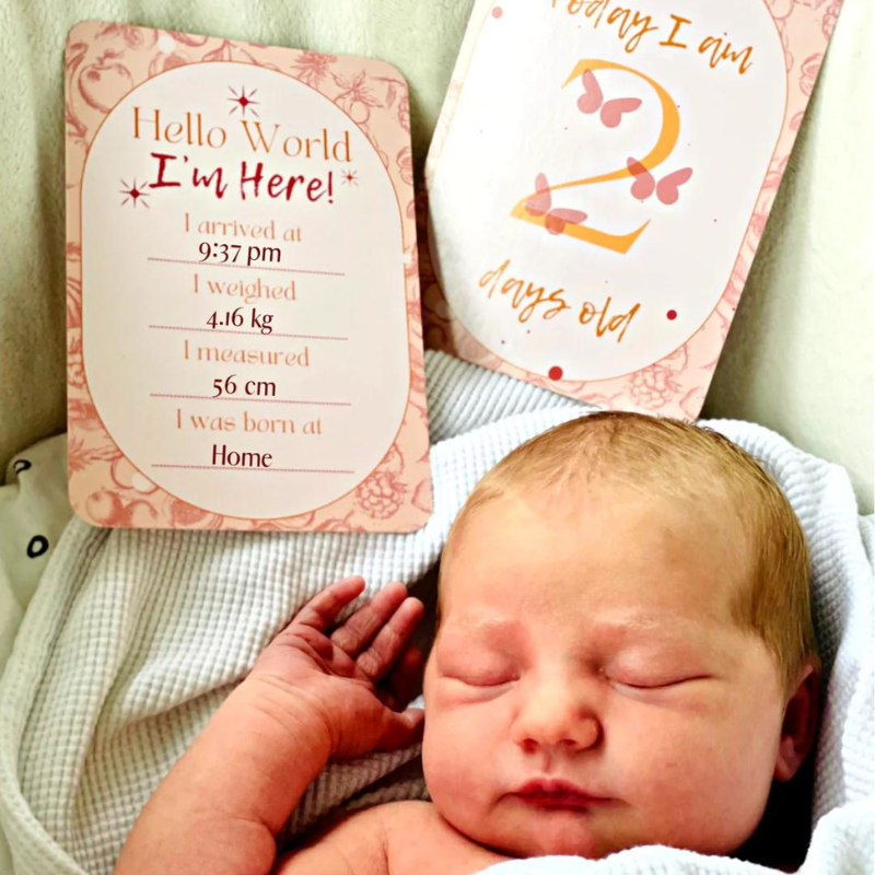 Best Birth Co Positive Milestone Cards for Pregnancy and Newborn