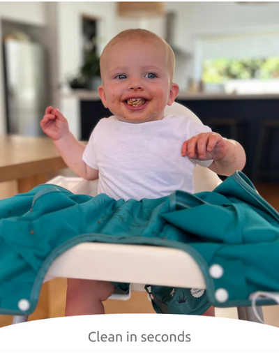 Short Sleeve Messy Mealtime (Toddler) Smock: 8mths to 4+yrs