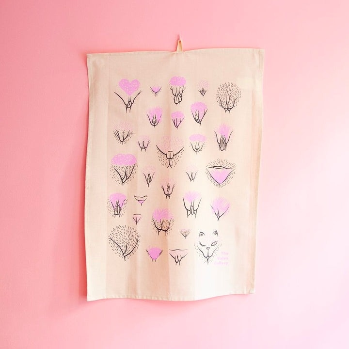 The Vulva Tea towel