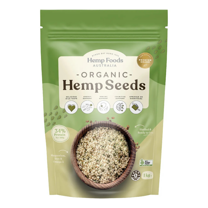 Organic Hulled Hemp Seeds