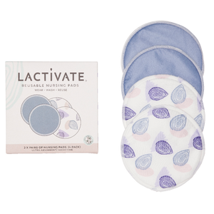 Lactivate® Reusable Night Nursing Pads - 4pk