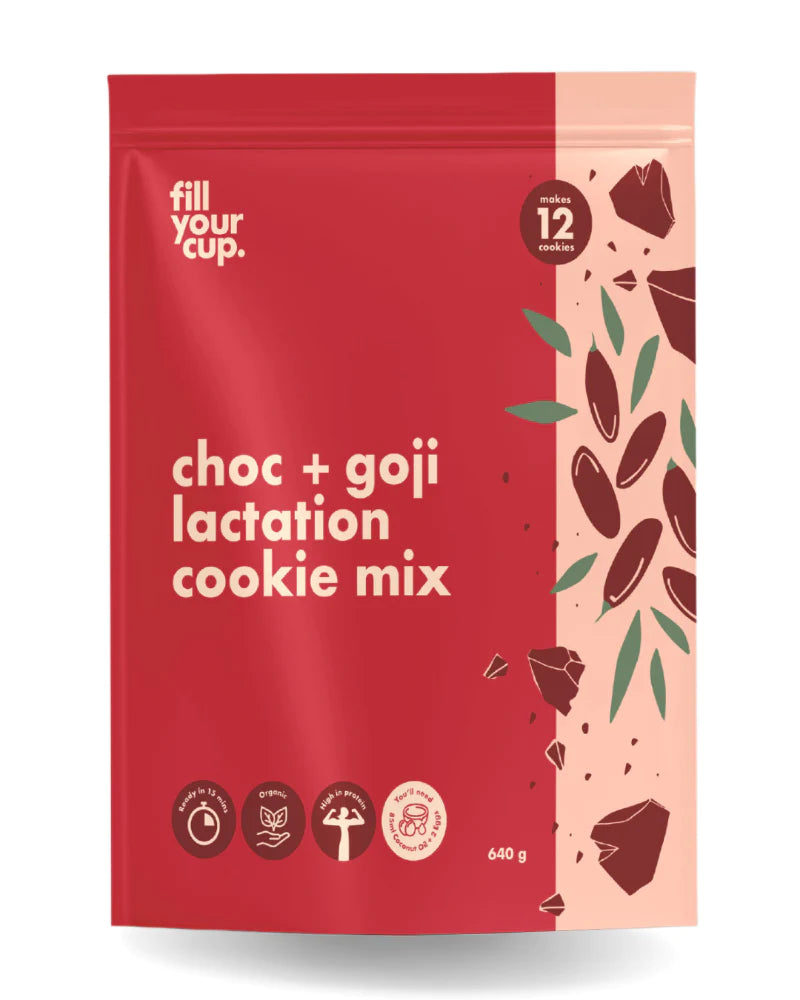 Fill Your Cup Choc + Goji Lactation Cookie Mix Exp 24.06.24