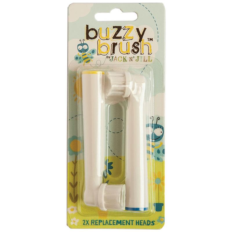 Jack n Jill Buzzy Brush Replacement Head 2 pack
