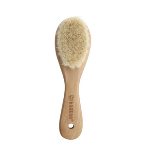 Haakaa Goat Wool Wooden Baby Hair Brush & Comb Set