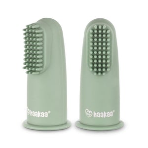 Haakaa Silicone Finger Toothbrushes - 2 pack